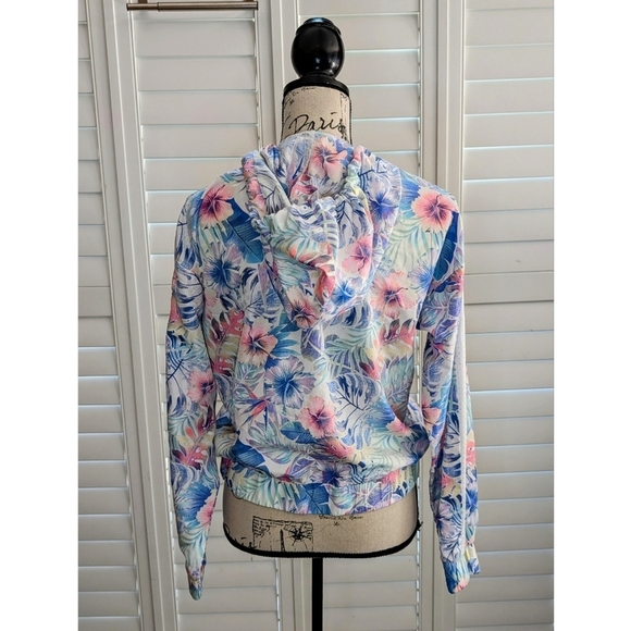 Sommer Ray Floral Print Women's Windbreaker Size M - Picture 3 of 10